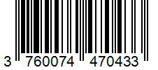 Barcode 3760074470433