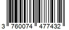 Barcode 3760074477432