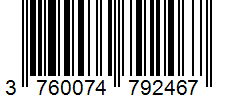 Barcode 3760074792467