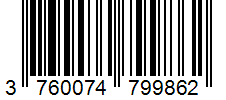 Barcode 3760074799862