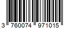 Barcode 3760074971015