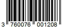 Barcode 3760076001208
