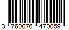 Barcode 3760076470059