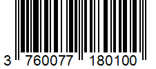 Barcode 3760077180100