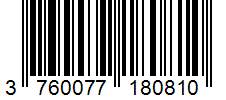 Barcode 3760077180810