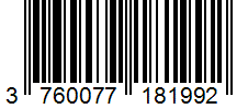Barcode 3760077181992