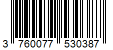 Barcode 3760077530387