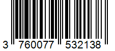 Barcode 3760077532138