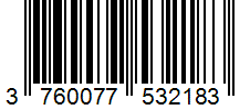 Barcode 3760077532183