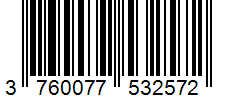 Barcode 3760077532572