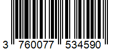 Barcode 3760077534590