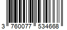 Barcode 3760077534668