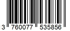 Barcode 3760077535856