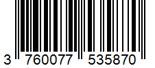 Barcode 3760077535870