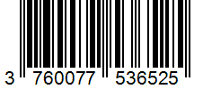 Barcode 3760077536525