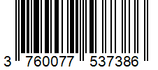 Barcode 3760077537386