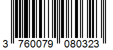 Barcode 3760079080323