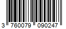Barcode 3760079090247