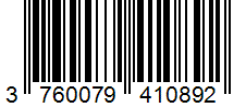 Barcode 3760079410892