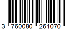Barcode 3760080261070