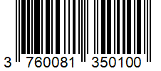 Barcode 3760081350100