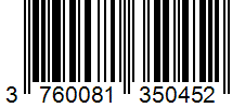 Barcode 3760081350452