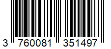 Barcode 3760081351497