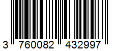 Barcode 3760082432997