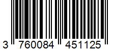 Barcode 3760084451125