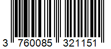 Barcode 3760085321151