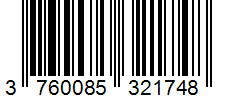 Barcode 3760085321748