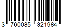 Barcode 3760085321984