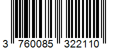 Barcode 3760085322110