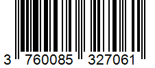 Barcode 3760085327061