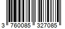 Barcode 3760085327085
