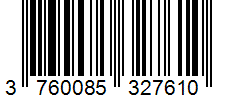 Barcode 3760085327610