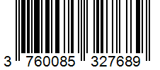 Barcode 3760085327689