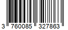 Barcode 3760085327863