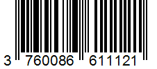 Barcode 3760086611121
