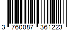 Barcode 3760087361223