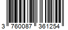 Barcode 3760087361254