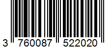 Barcode 3760087522020