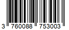 Barcode 3760088753003
