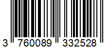 Barcode 3760089332528
