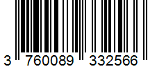 Barcode 3760089332566