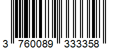 Barcode 3760089333358
