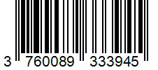 Barcode 3760089333945