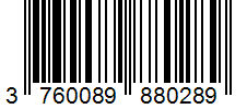 Barcode 3760089880289