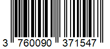 Barcode 3760090371547