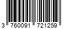 Barcode 3760091721259